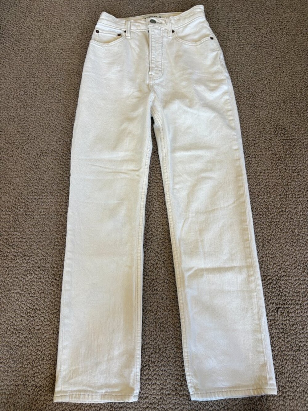 Abercrombie White Curve Love Jeans 24 (00)